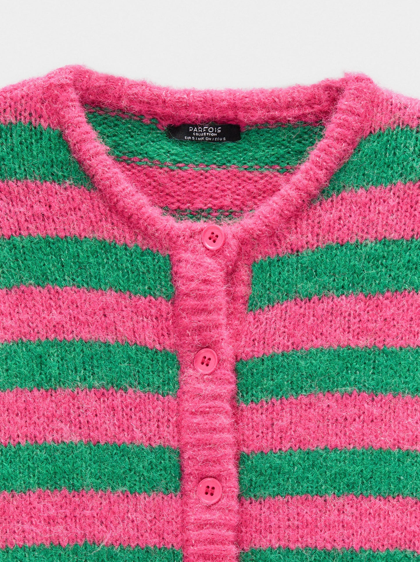 Knit Cardigan With Stripes