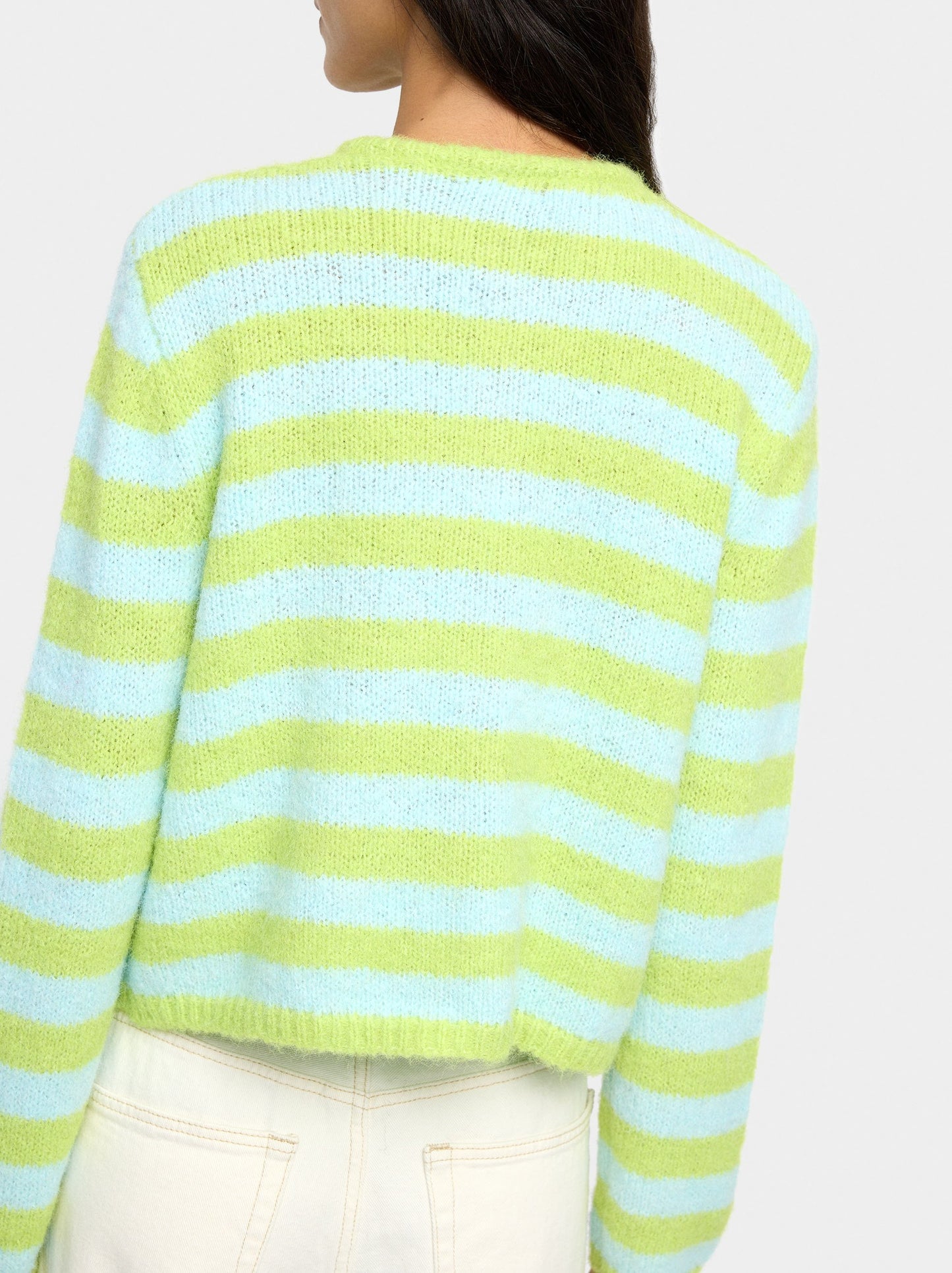 Knit Cardigan With Stripes