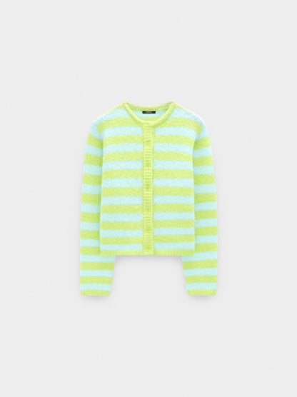 Knit Cardigan With Stripes