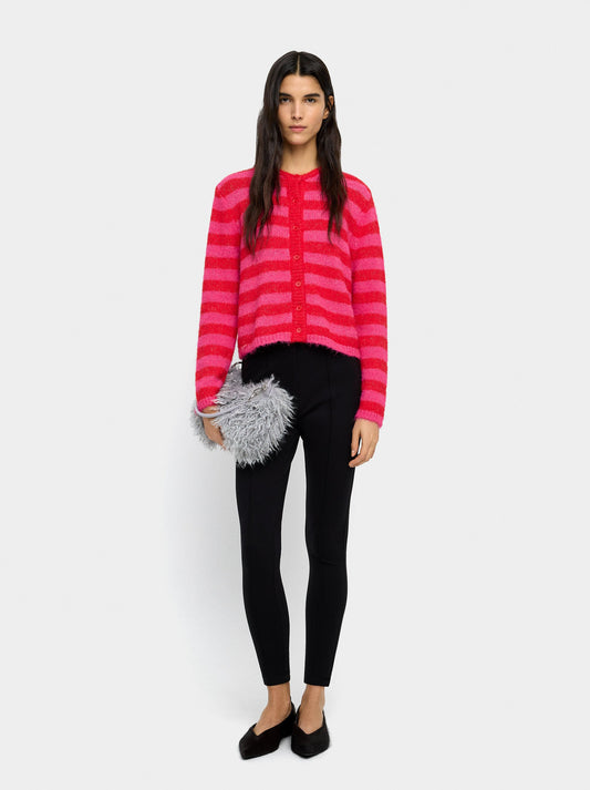 Knit Cardigan With Stripes