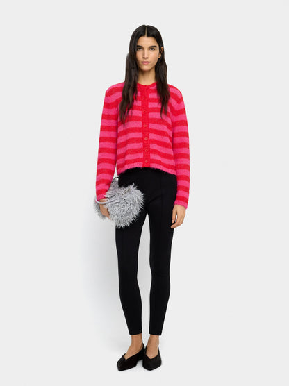 Knit Cardigan With Stripes