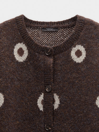 Jacquard Polka Dots Vest