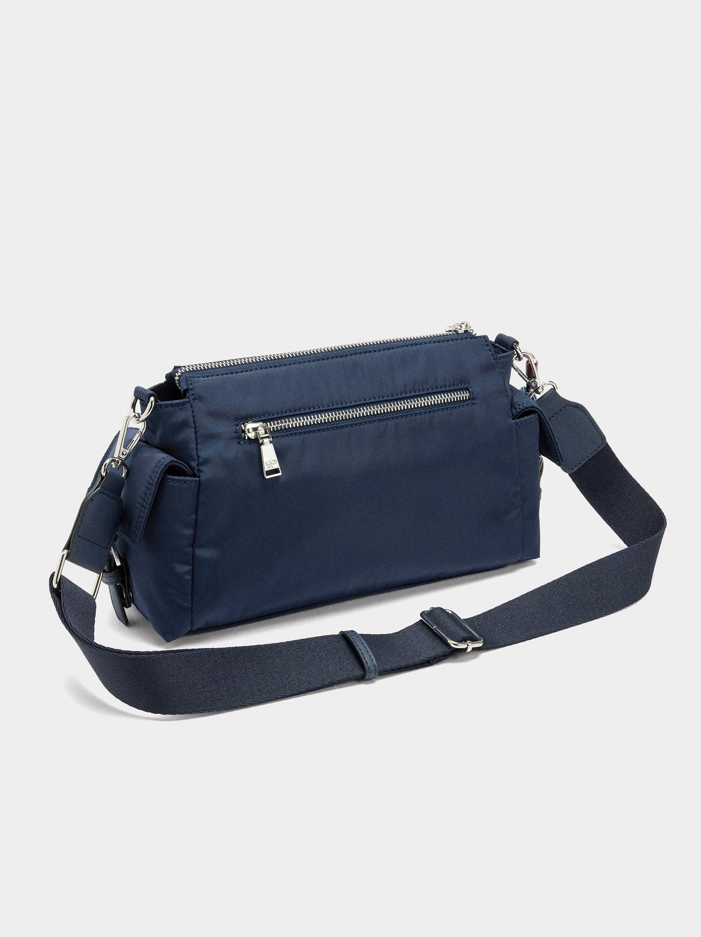 Nylon Crossbody Bag With Pendant