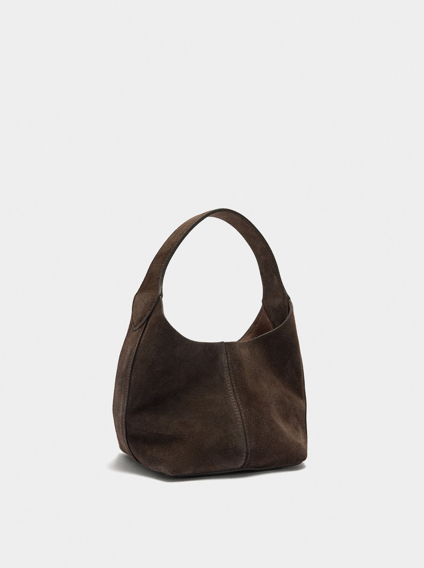 Suede Bucket Bag