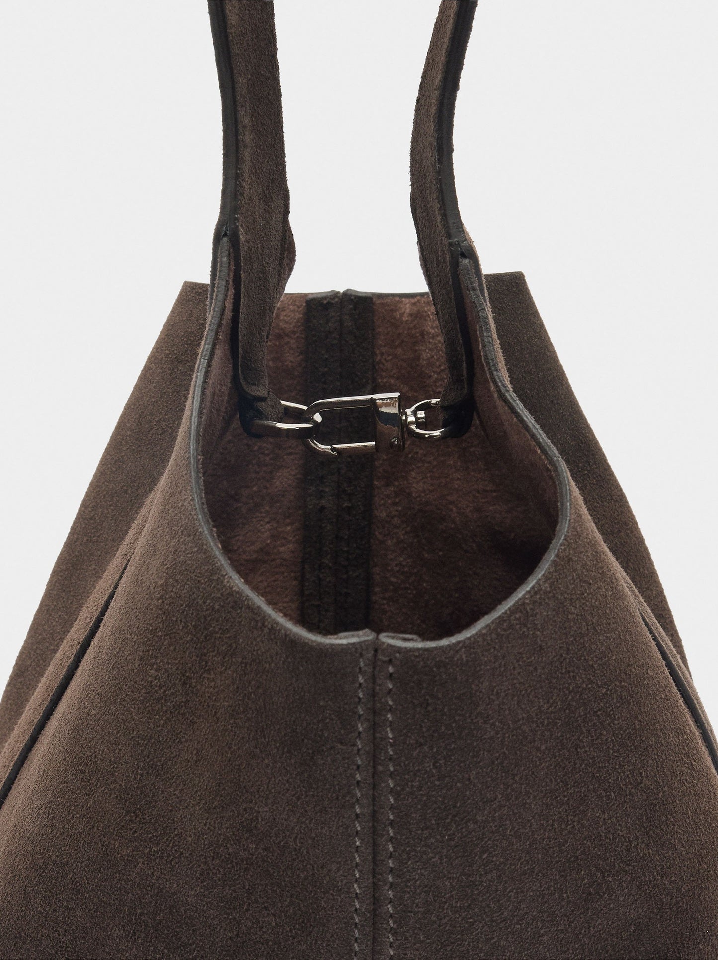 Suede Bucket Bag