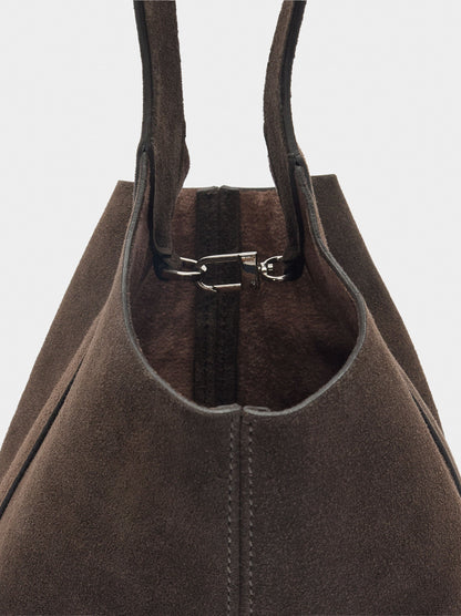 Suede Bucket Bag