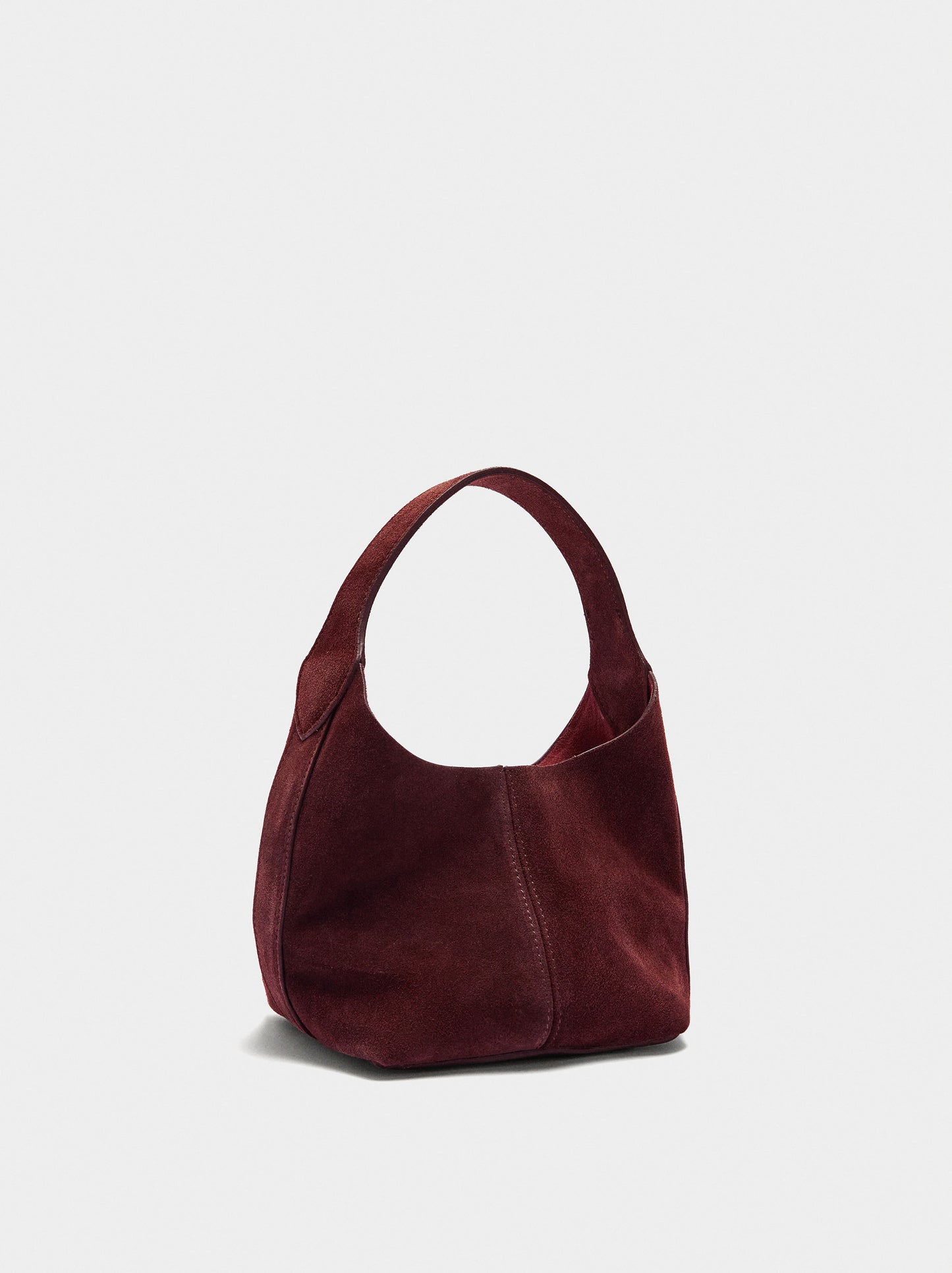 Suede Bucket Bag