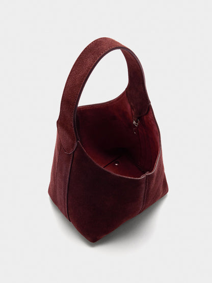 Suede Bucket Bag