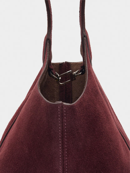 Suede Bucket Bag