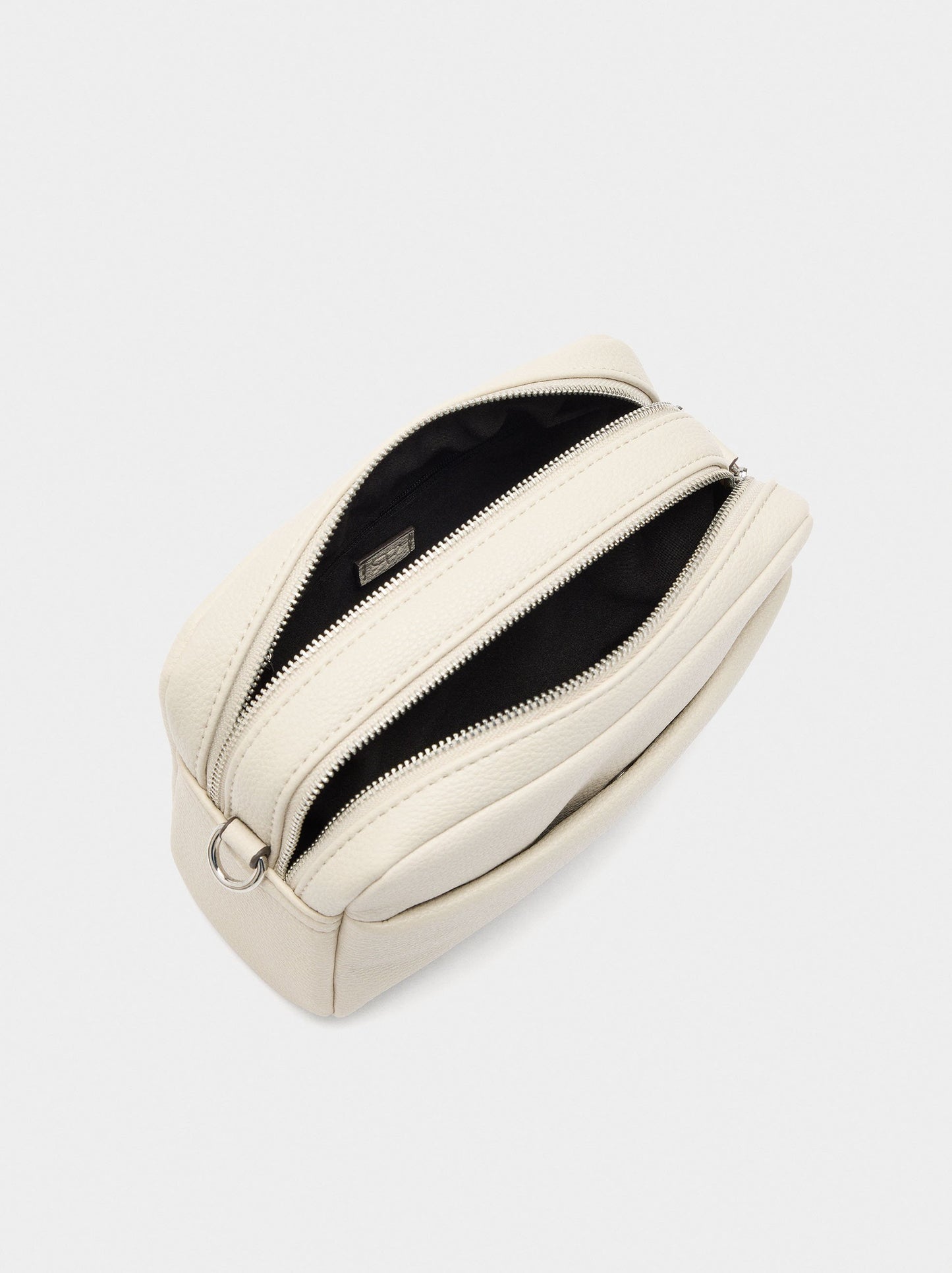 Crossbody Bag Double Closure And Pendant