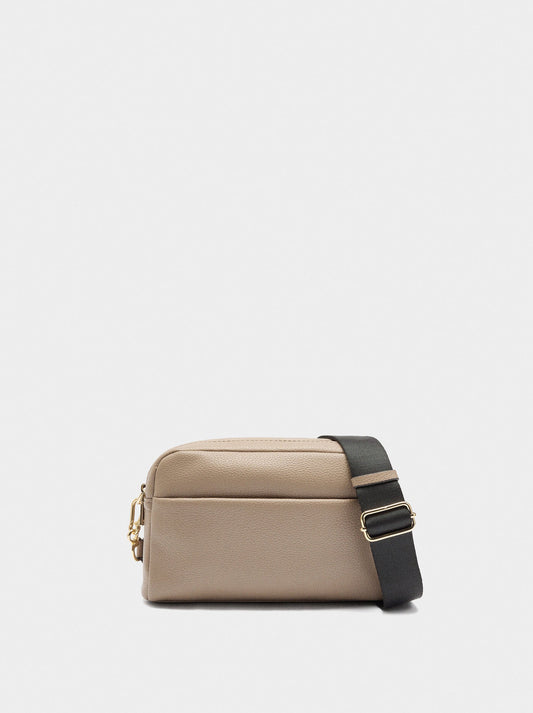 Crossbody Bag Double Closure And Pendant