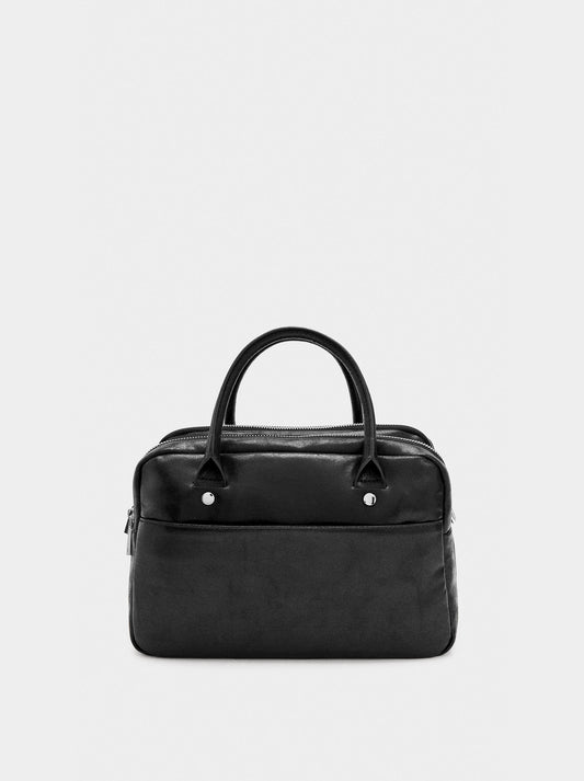 Bowling Bag With Cracked Effect