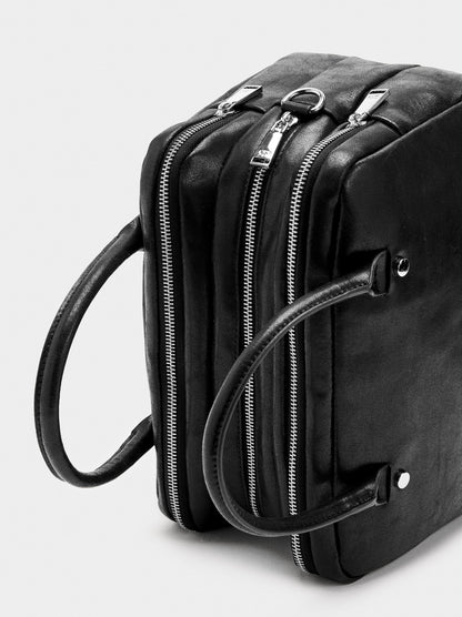 Bowling Bag With Cracked Effect