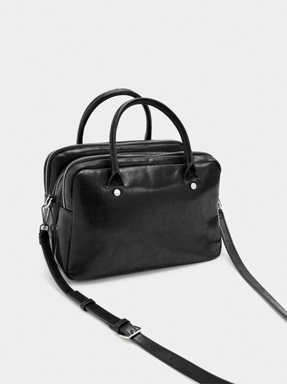 Bowling Bag With Cracked Effect