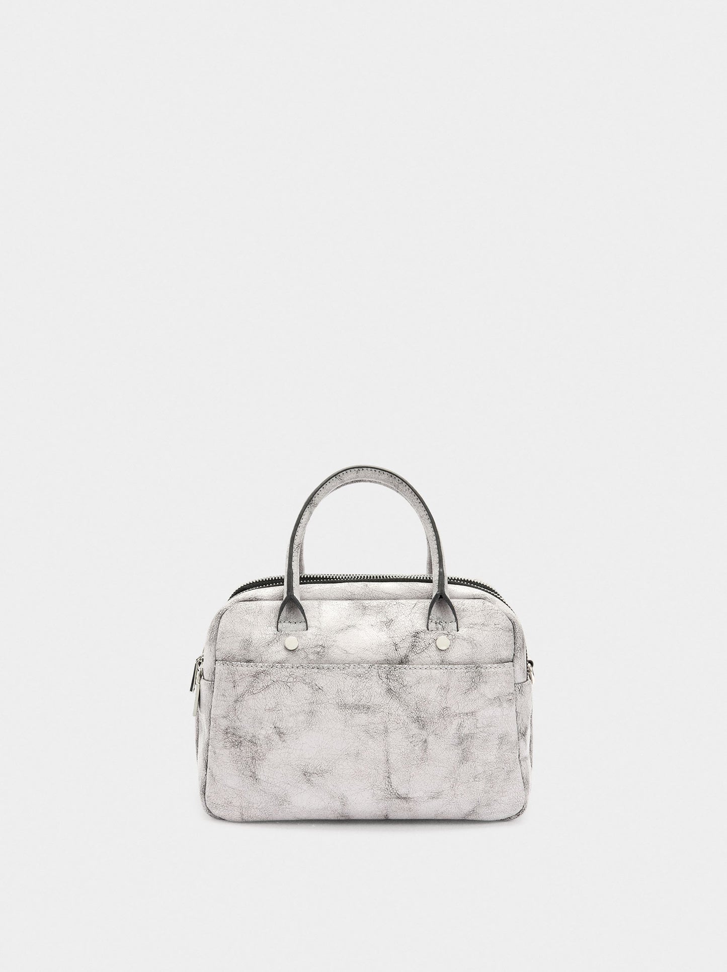 Bowling Bag With Cracked Effect