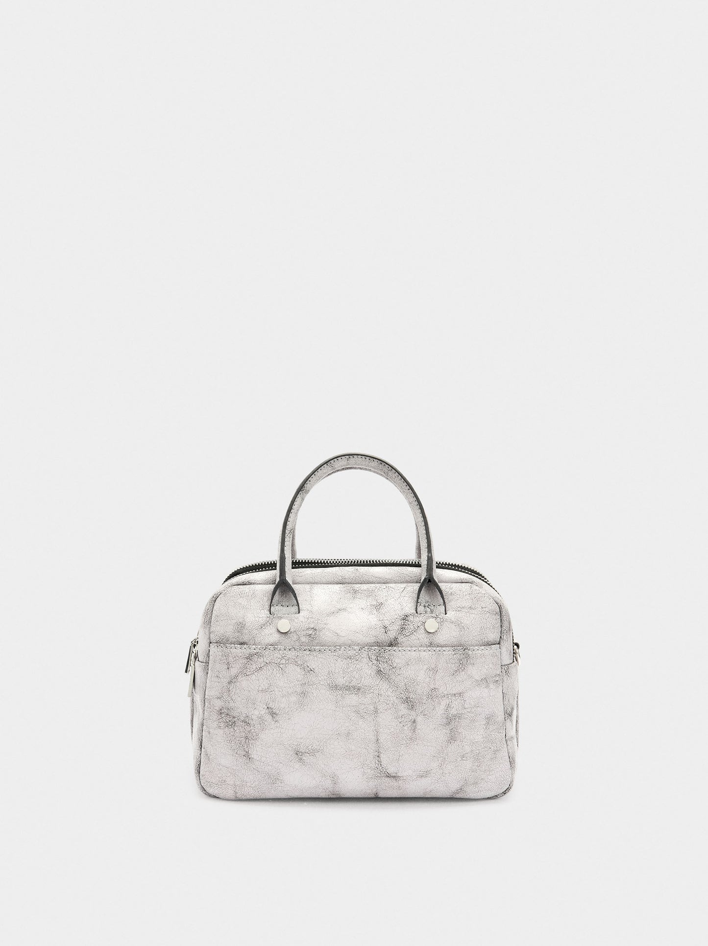 Bowling Bag With Cracked Effect