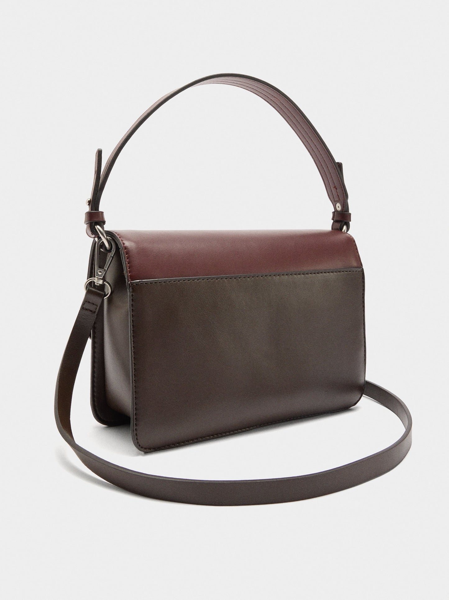 Animal Printed Crossbody Bag With Flap