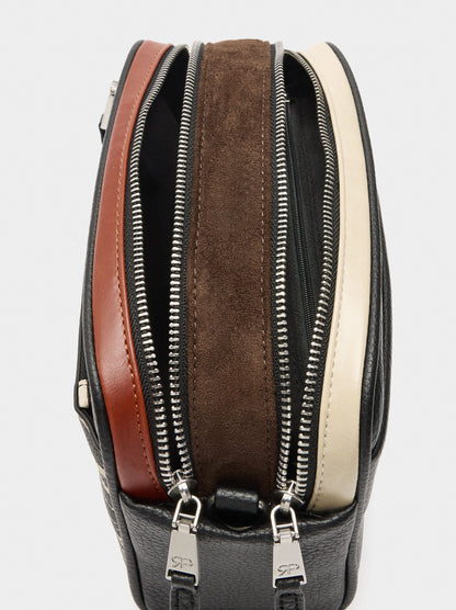 Crossbody Bag Animal Printed Double Closure