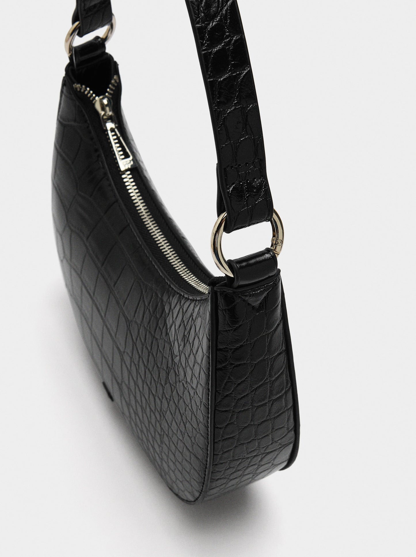 Shoulder Bag With Animal Embossing