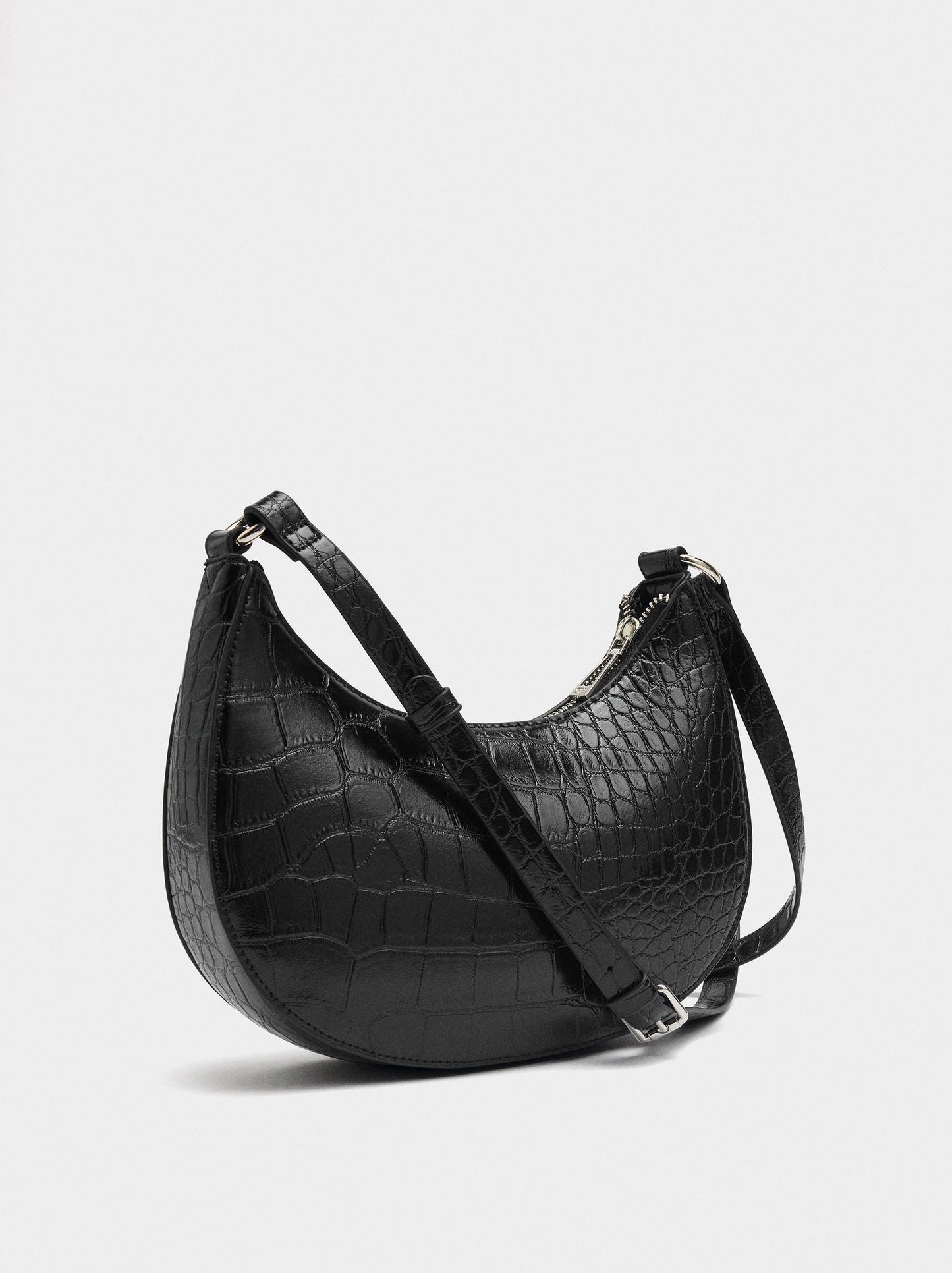 Shoulder Bag With Animal Embossing