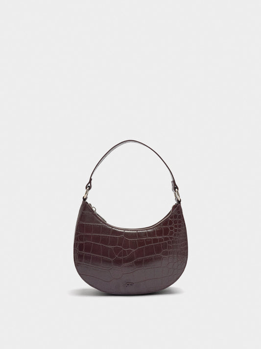 Shoulder Bag With Animal Embossing