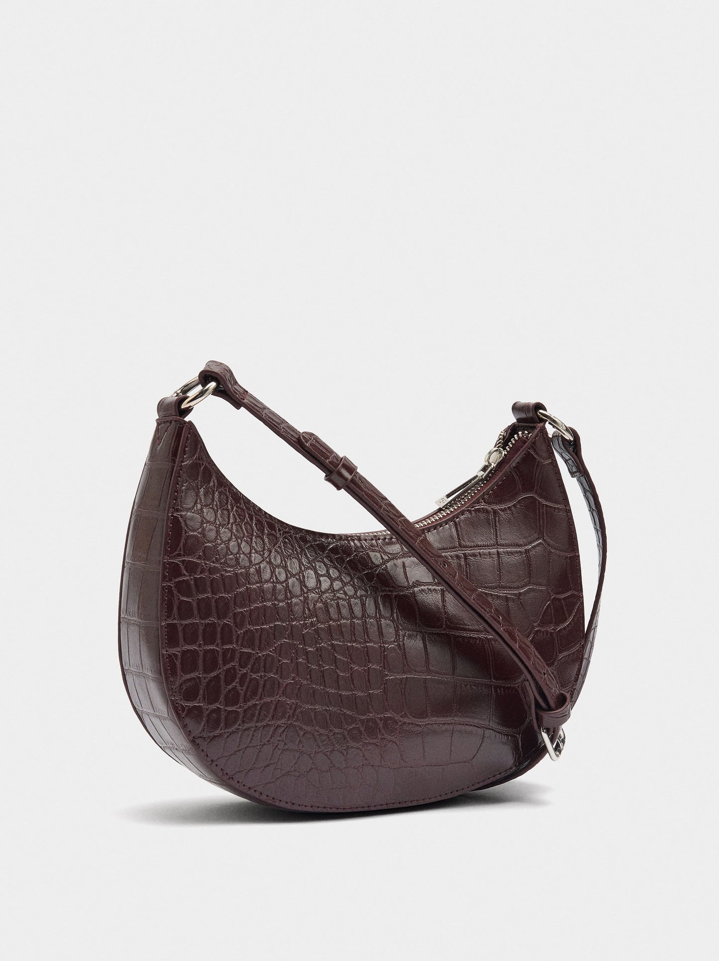 Shoulder Bag With Animal Embossing