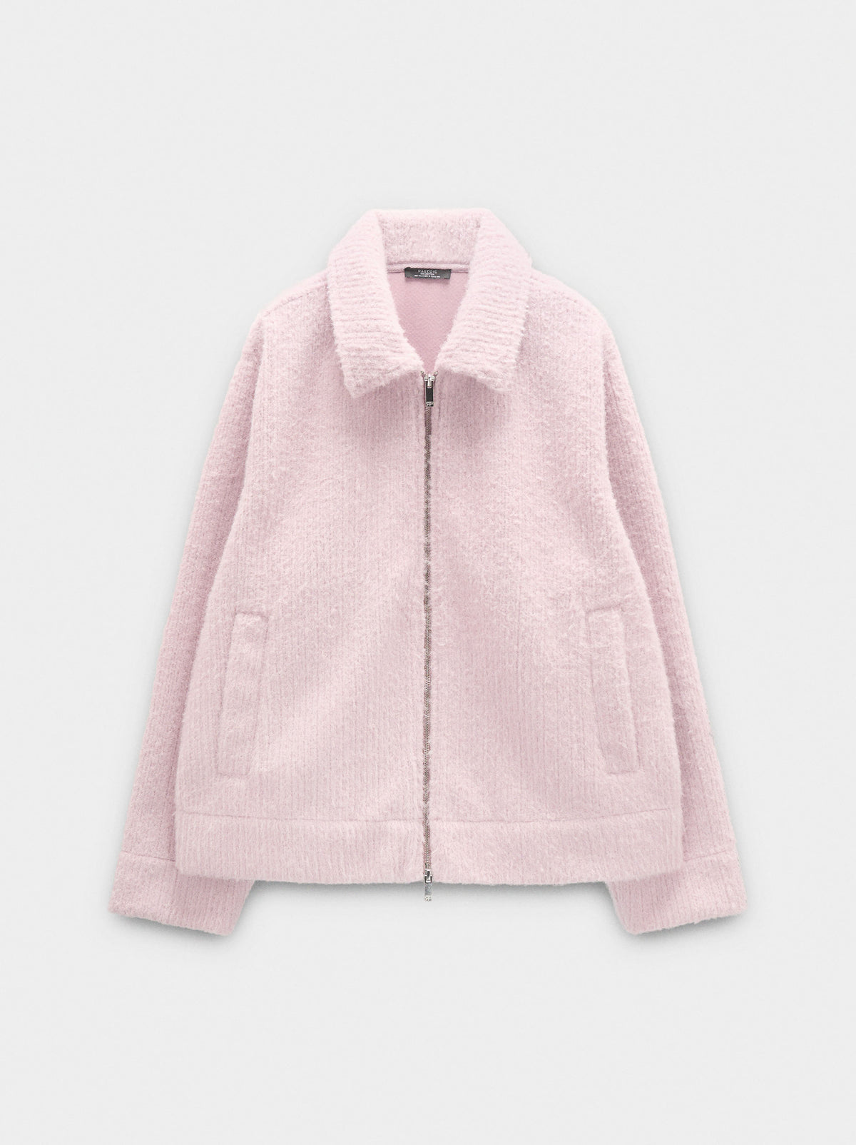 Coat With A Ribbed Texture