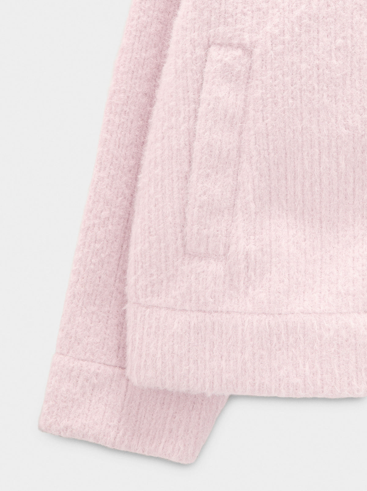 Coat With A Ribbed Texture
