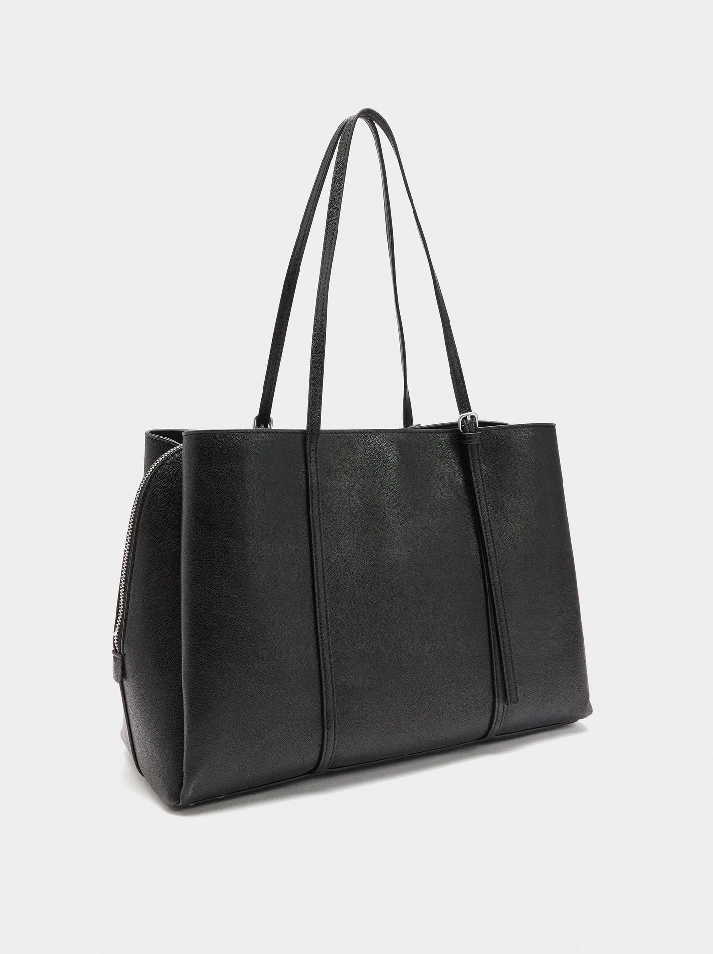 13" Laptop Bag With Leather Shoulder Strap