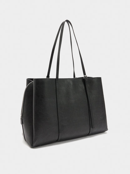 13" Laptop Bag With Leather Shoulder Strap