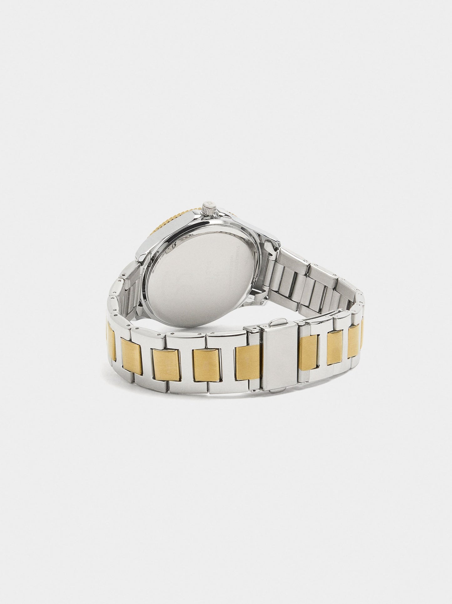 Bicolor Watch With Stainless Steel Bracelet