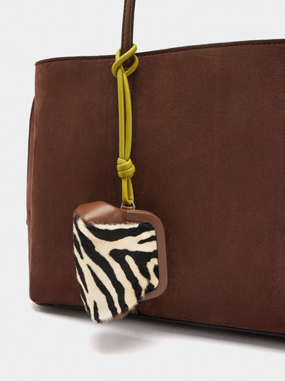 13" Laptop Bag With Leather Shoulder Strap