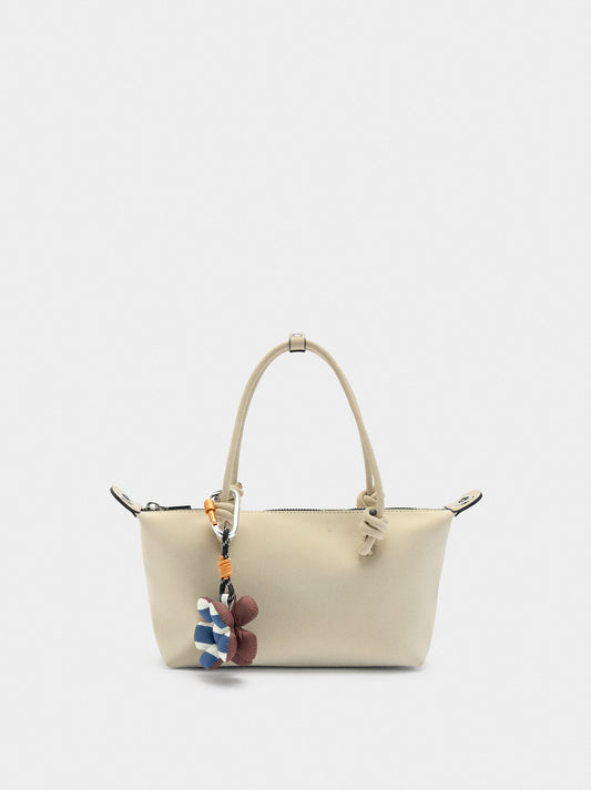 Tote Bag With Soft Texture With S Pendant