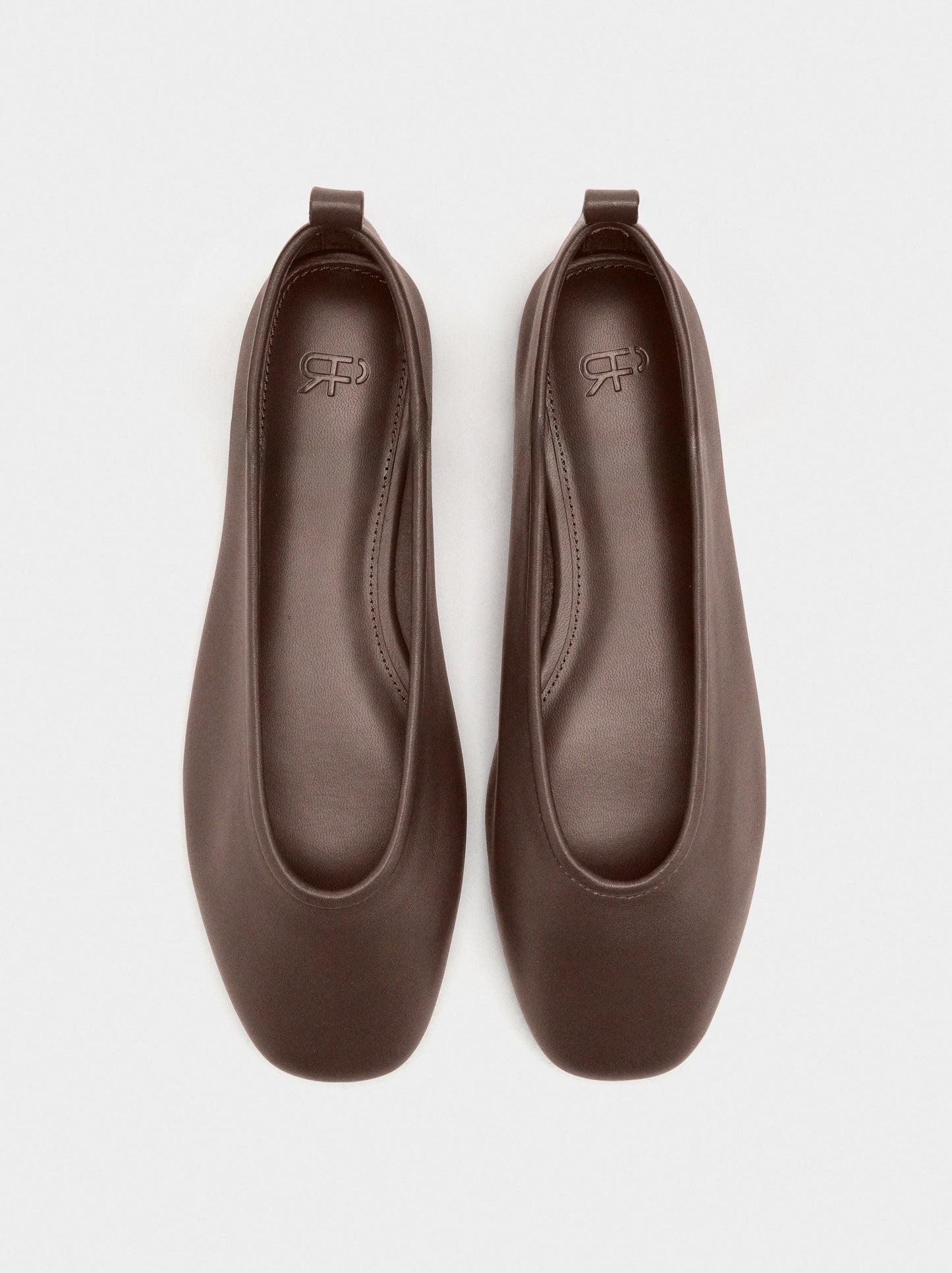 Leather Ballerinas With Strap And Buckle