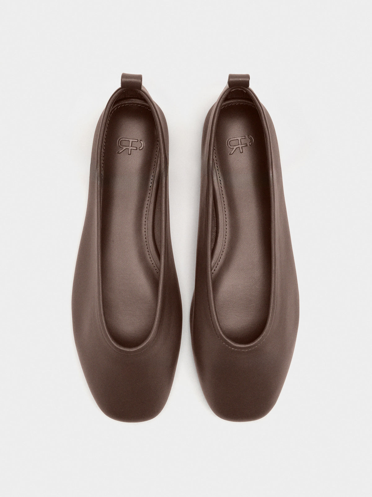 Leather Ballerinas With Strap And Buckle