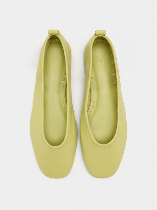 Leather Ballerinas With Strap And Buckle