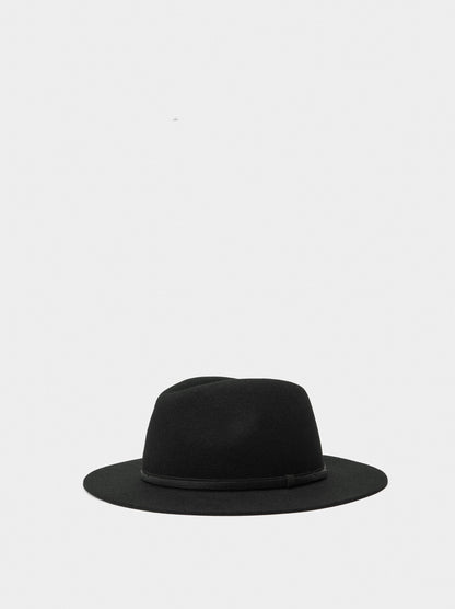 Wool Hat With Belt Detail