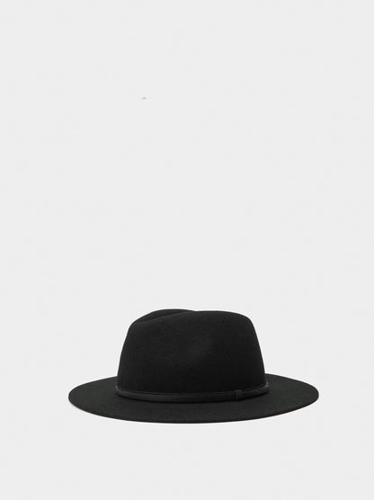 Wool Hat With Belt Detail