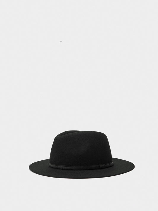 Wool Hat With Belt Detail