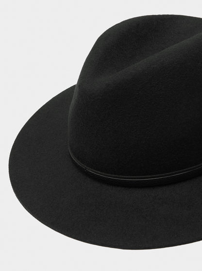 Wool Hat With Belt Detail