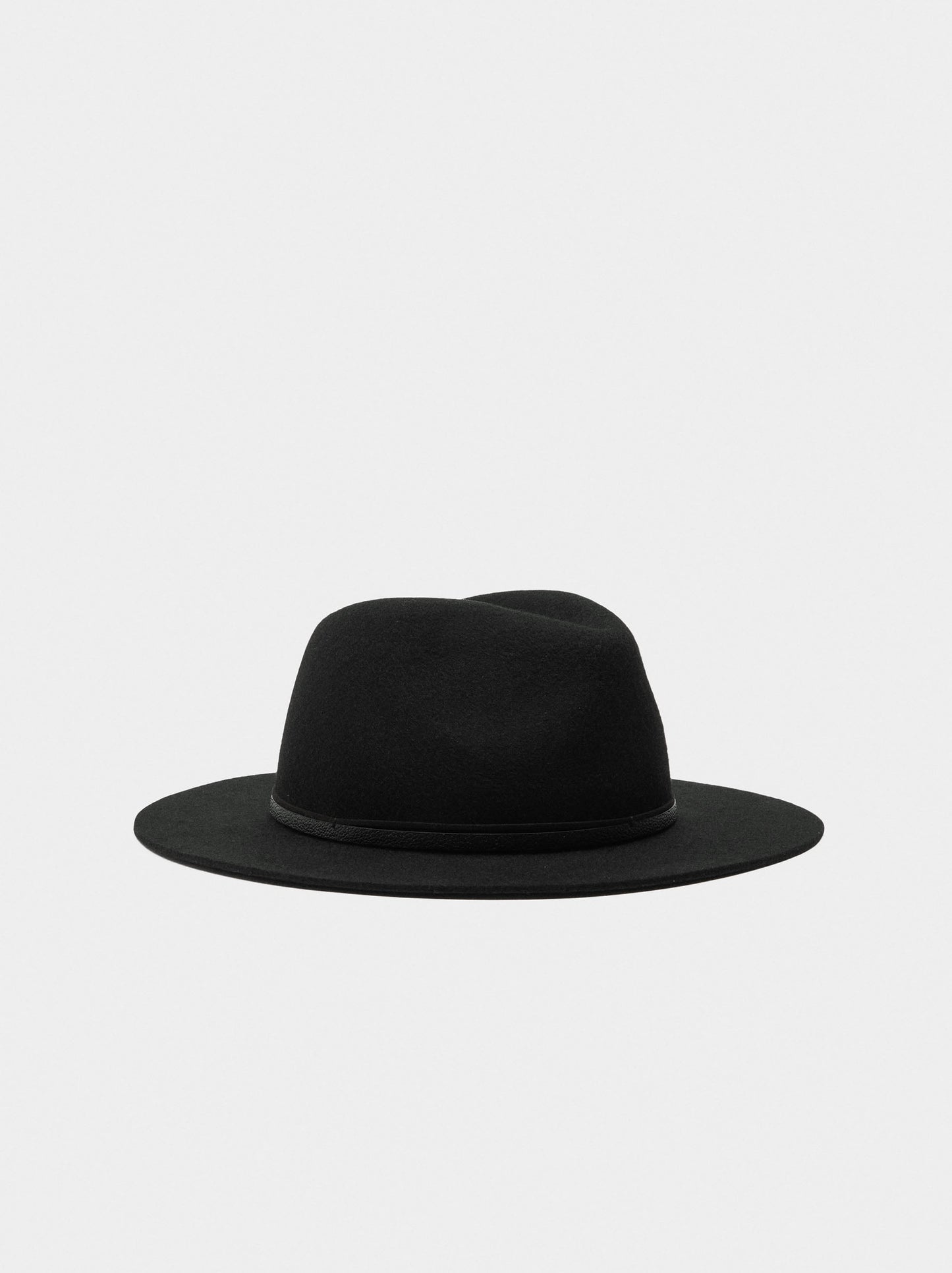 Wool Hat With Belt Detail