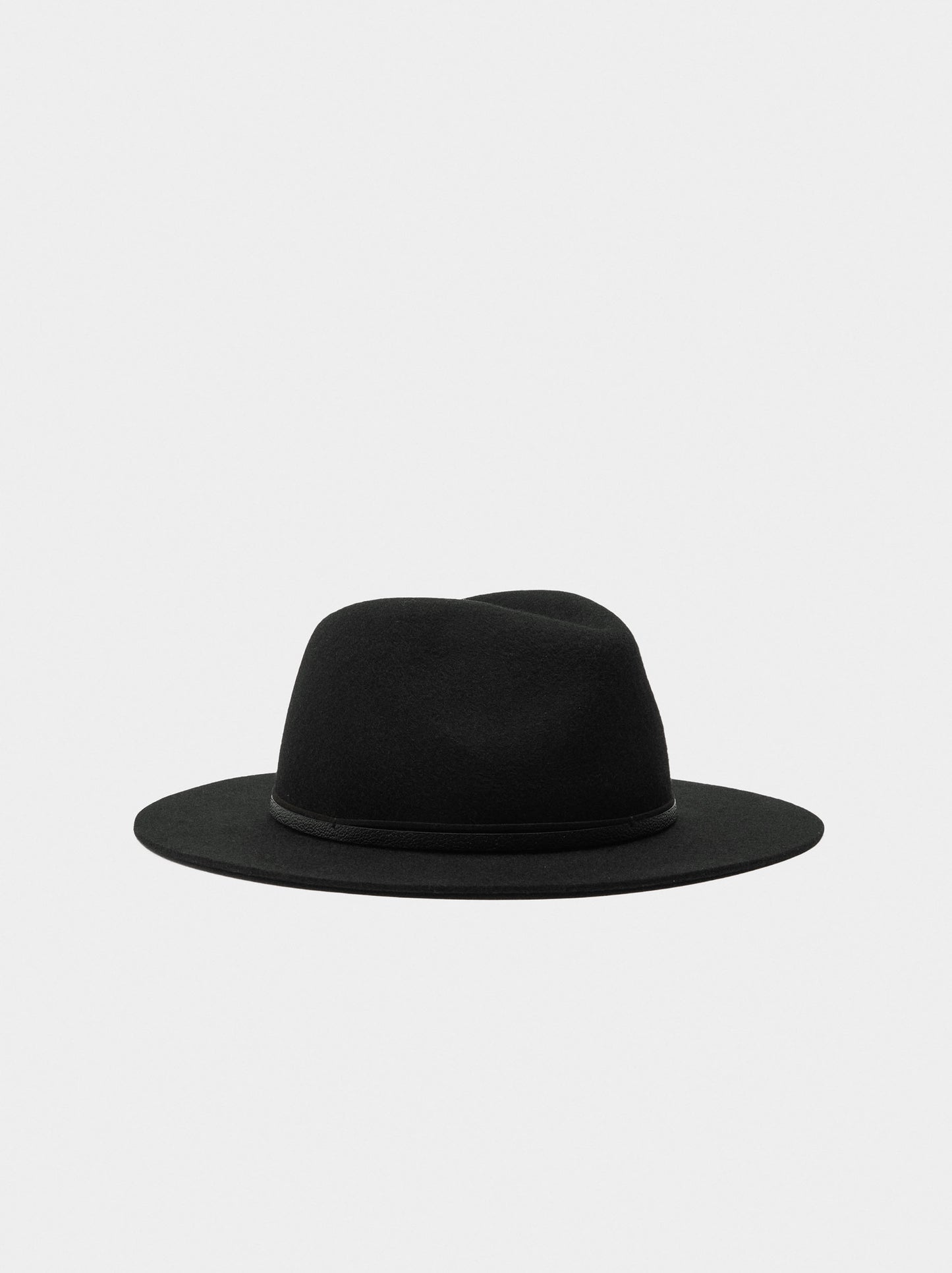 Wool Hat With Belt Detail