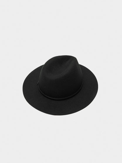 Wool Hat With Belt Detail