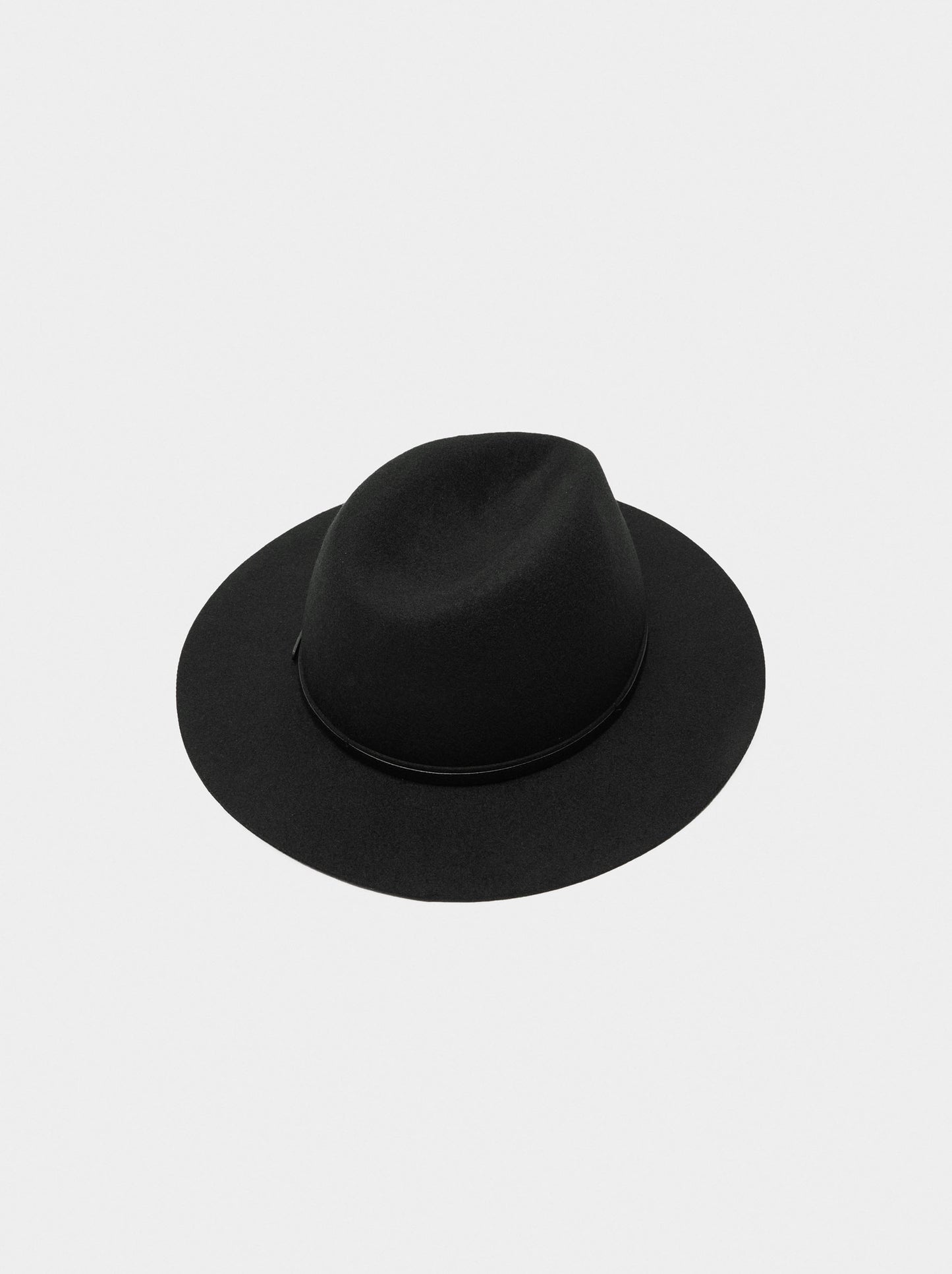 Wool Hat With Belt Detail