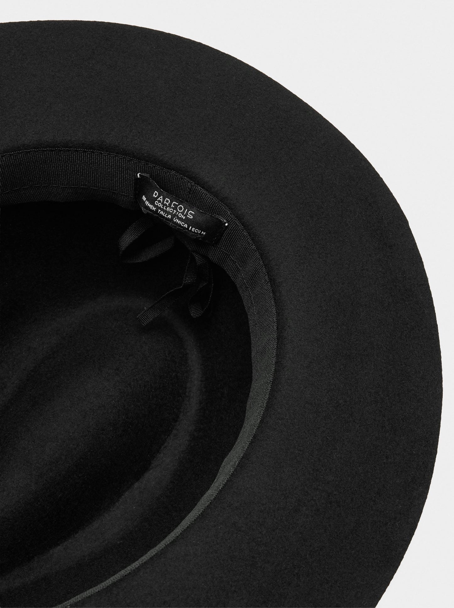 Wool Hat With Belt Detail