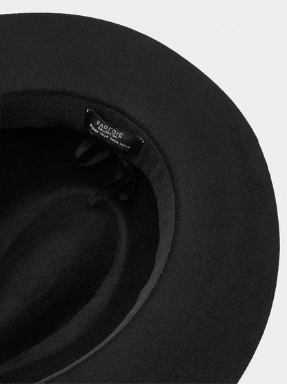 Wool Hat With Belt Detail