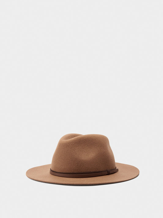 Wool Hat With Belt Detail