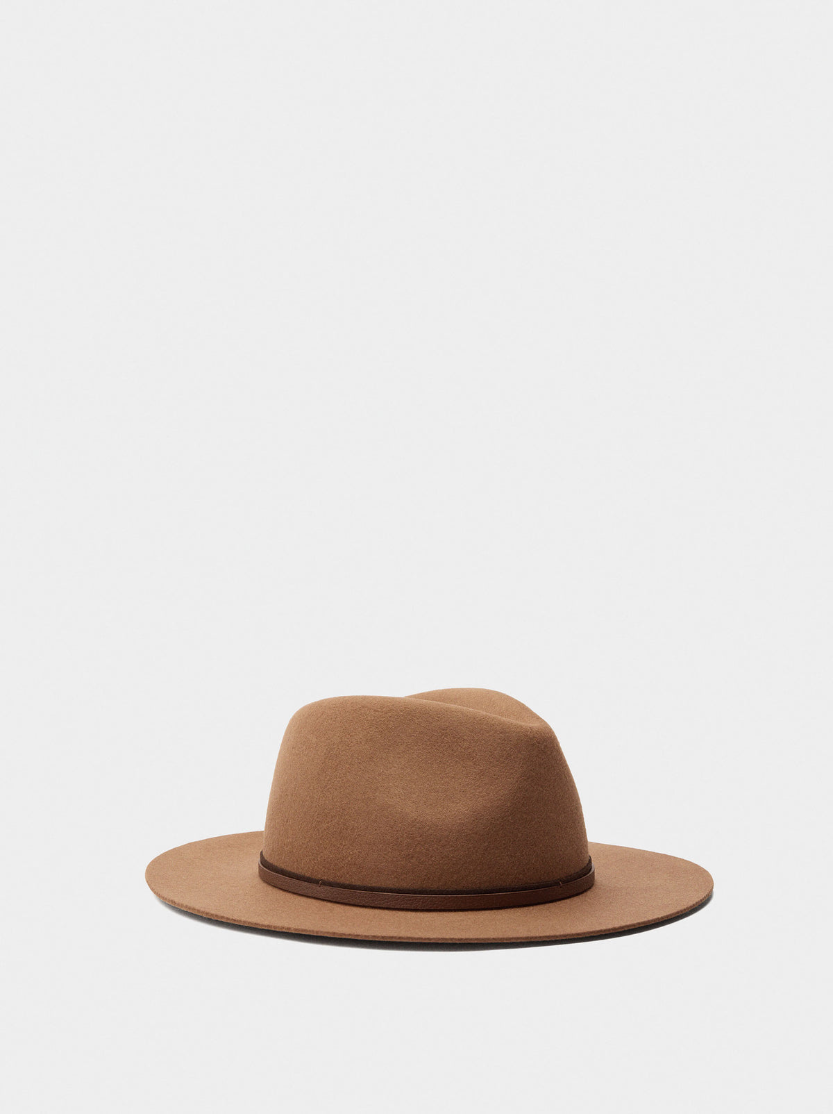 Wool Hat With Belt Detail