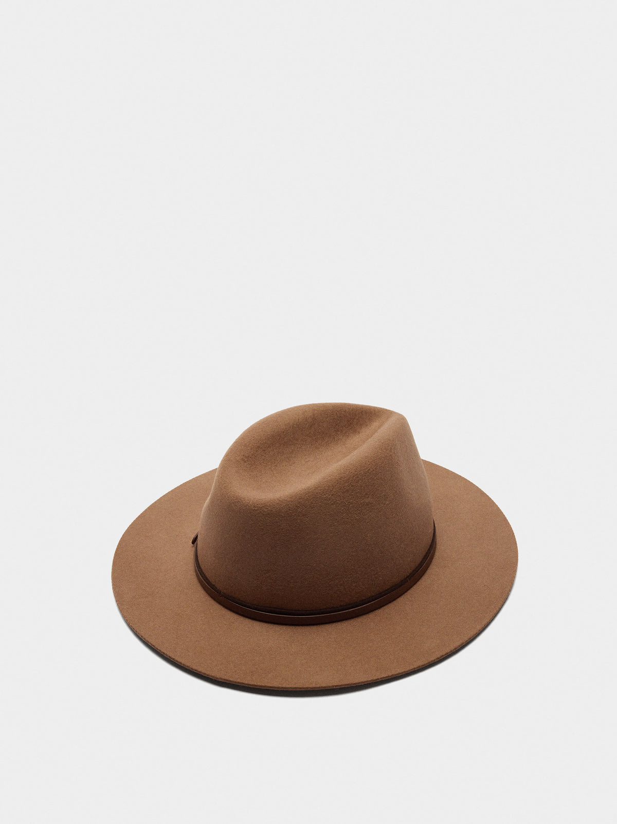 Wool Hat With Belt Detail