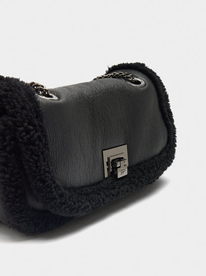 Party Bag With Fur Effect Borders